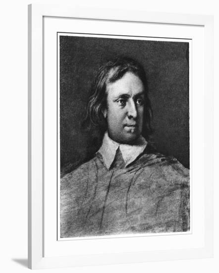 Oliver Cromwell, English Military Leader and Politician-null-Framed Giclee Print