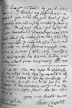 Letter from Oliver Cromwell to William Lenthall, 14th June 1645-Oliver Cromwell-Giclee Print
