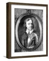 Oliver Cromwell, Lord Protector of England, 1899-Samuel Cooper-Framed Giclee Print