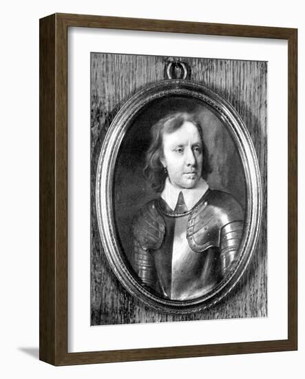 Oliver Cromwell, Lord Protector of England, 1899-Samuel Cooper-Framed Giclee Print