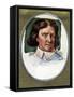 Oliver Cromwell portrait-Samuel Cooper-Framed Stretched Canvas