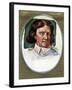 Oliver Cromwell portrait-Samuel Cooper-Framed Giclee Print