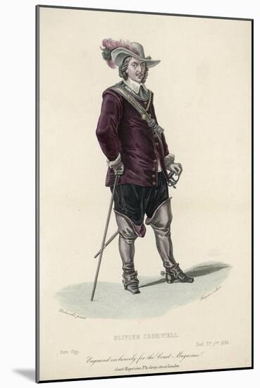 Oliver Cromwell Soldier Statesman the Protector-De La Roche-Mounted Art Print