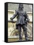 Oliver Cromwell Statue Next to Westminster Abbey, London, England-null-Framed Stretched Canvas