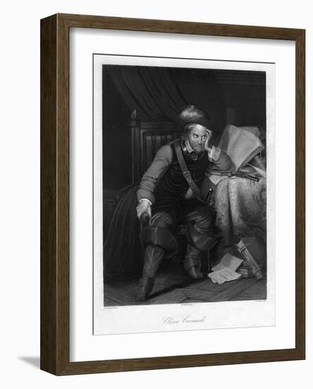 Oliver Cromwell with 'Killing No Murder, 1657-AH Payne-Framed Giclee Print