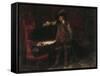 Oliver Cromwell-Paul Delaroche-Framed Stretched Canvas