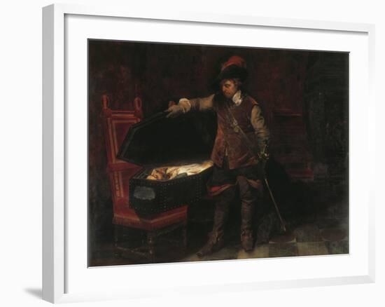 Oliver Cromwell-Paul Delaroche-Framed Giclee Print