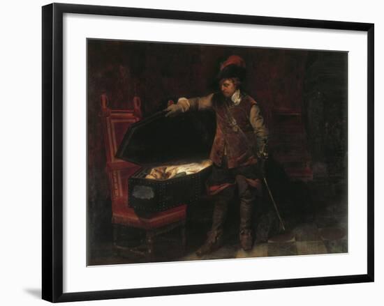 Oliver Cromwell-Paul Delaroche-Framed Giclee Print