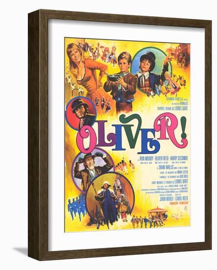 Oliver, French Movie Poster, 1969-null-Framed Art Print