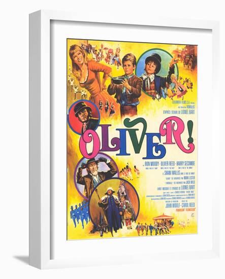 Oliver, French Movie Poster, 1969-null-Framed Art Print