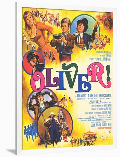 Oliver, French Movie Poster, 1969-null-Framed Art Print