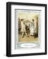 Oliver Goldsmith 's play She Stoops to Conque-Hugh Thomson-Framed Giclee Print