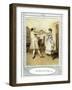 Oliver Goldsmith 's play She Stoops to Conque-Hugh Thomson-Framed Giclee Print