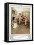 Oliver Goldsmith 's play She Stoops to Conque-Hugh Thomson-Framed Stretched Canvas