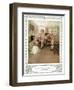 Oliver Goldsmith 's play She Stoops to Conque-Hugh Thomson-Framed Premium Giclee Print