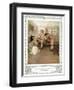 Oliver Goldsmith 's play She Stoops to Conque-Hugh Thomson-Framed Premium Giclee Print