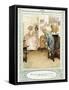 Oliver Goldsmith 's play She Stoops to Conque-Hugh Thomson-Framed Stretched Canvas