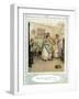 Oliver Goldsmith 's play She Stoops to Conque-Hugh Thomson-Framed Giclee Print