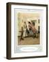 Oliver Goldsmith 's play She Stoops to Conque-Hugh Thomson-Framed Giclee Print