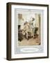 Oliver Goldsmith 's play She Stoops to Conque-Hugh Thomson-Framed Giclee Print