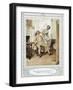 Oliver Goldsmith 's play She Stoops to Conque-Hugh Thomson-Framed Giclee Print