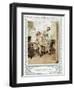 Oliver Goldsmith 's play She Stoops to Conque-Hugh Thomson-Framed Giclee Print