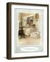 Oliver Goldsmith 's play She Stoops to Conque-Hugh Thomson-Framed Giclee Print