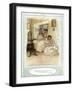 Oliver Goldsmith 's play She Stoops to Conque-Hugh Thomson-Framed Giclee Print