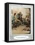 Oliver Goldsmith 's play She Stoops to Conque-Hugh Thomson-Framed Stretched Canvas