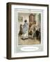 Oliver Goldsmith 's play She Stoops to Conque-Hugh Thomson-Framed Giclee Print