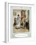 Oliver Goldsmith 's play She Stoops to Conque-Hugh Thomson-Framed Giclee Print