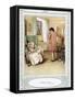 Oliver Goldsmith 's play She Stoops to Conque-Hugh Thomson-Framed Stretched Canvas