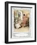 Oliver Goldsmith 's play She Stoops to Conque-Hugh Thomson-Framed Premium Giclee Print