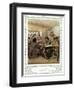 Oliver Goldsmith 's play She Stoops to Conque-Hugh Thomson-Framed Giclee Print