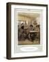 Oliver Goldsmith 's play She Stoops to Conque-Hugh Thomson-Framed Giclee Print