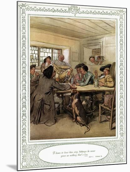 Oliver Goldsmith 's play She Stoops to Conque-Hugh Thomson-Mounted Giclee Print