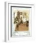 Oliver Goldsmith 's play She Stoops to Conque-Hugh Thomson-Framed Giclee Print