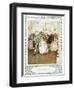 Oliver Goldsmith 's play She Stoops to Conque-Hugh Thomson-Framed Premium Giclee Print