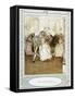 Oliver Goldsmith 's play She Stoops to Conque-Hugh Thomson-Framed Stretched Canvas