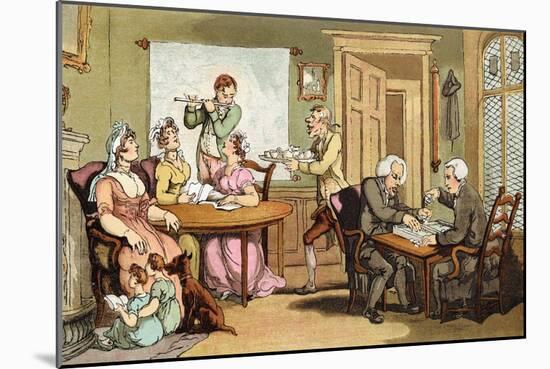 Oliver Goldsmith ' s-Thomas Rowlandson-Mounted Giclee Print