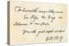 Oliver H. Perry's Note Proclaiming His Lake Erie Victory: "We Have Met the Enemy and They are Ours"-null-Stretched Canvas