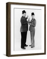 Oliver Hardy, Stan Laurel, CA Early 1930s-null-Framed Photo