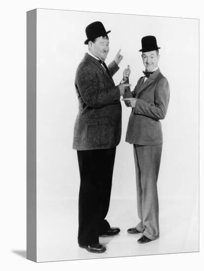 Oliver Hardy, Stan Laurel, CA Early 1930s-null-Stretched Canvas