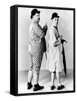 Oliver Hardy, Stan Laurel, Hal Roach Publicity Shot, Early 1930S-null-Framed Stretched Canvas