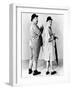 Oliver Hardy, Stan Laurel, Hal Roach Publicity Shot, Early 1930S-null-Framed Photo