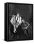 Oliver Hardy, Stan Laurel, Jacquie Lyn, Pack Up Your Troubles, 1932-null-Framed Stretched Canvas