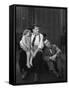 Oliver Hardy, Stan Laurel, Jacquie Lyn, Pack Up Your Troubles, 1932-null-Framed Stretched Canvas