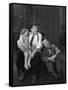 Oliver Hardy, Stan Laurel, Jacquie Lyn, Pack Up Your Troubles, 1932-null-Framed Stretched Canvas