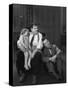 Oliver Hardy, Stan Laurel, Jacquie Lyn, Pack Up Your Troubles, 1932-null-Stretched Canvas