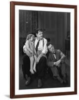 Oliver Hardy, Stan Laurel, Jacquie Lyn, Pack Up Your Troubles, 1932-null-Framed Photographic Print